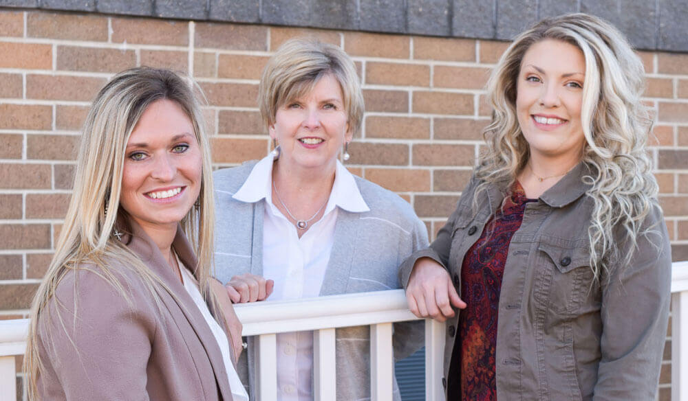 three ladies